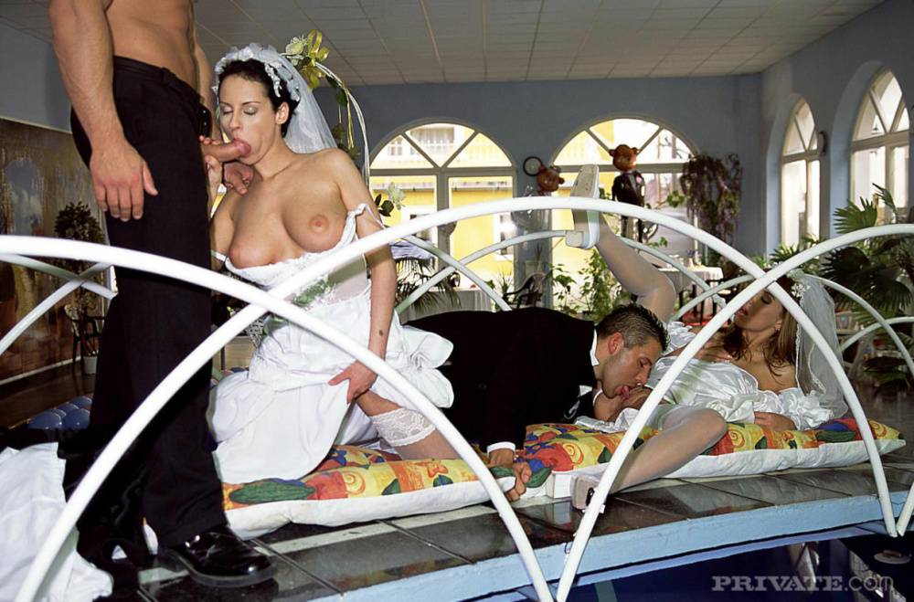 Double wedding ceremony leads to wife swapping for these swinging couples - #6
