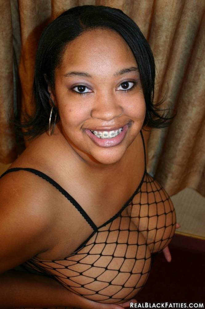 Real Black Fatties Pantyhose Ebony Fatty - #13