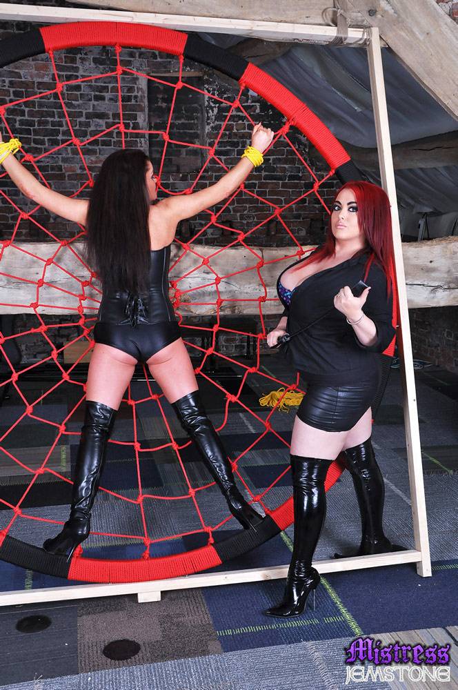 Mistress Jemstone snaring Sarah Kelly into her web to punish - #10