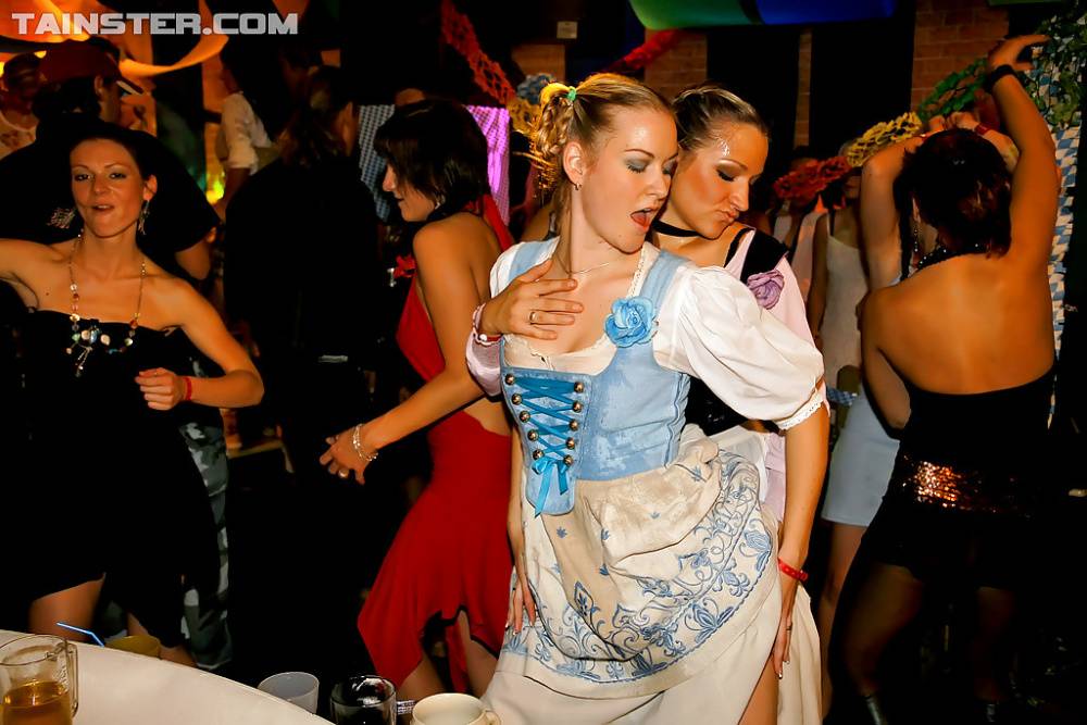Liberated european gals spend some good time at the drunk party - #4