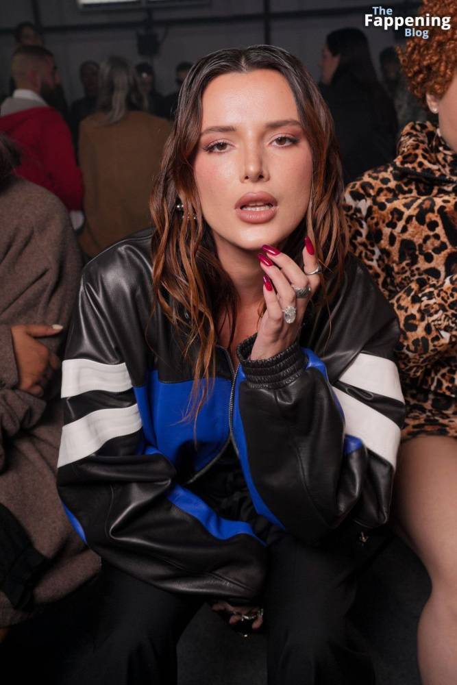 Bella Thorne Goes Braless in a Leather Jacket at the Vetements Show in Paris (28 Photos) - #16