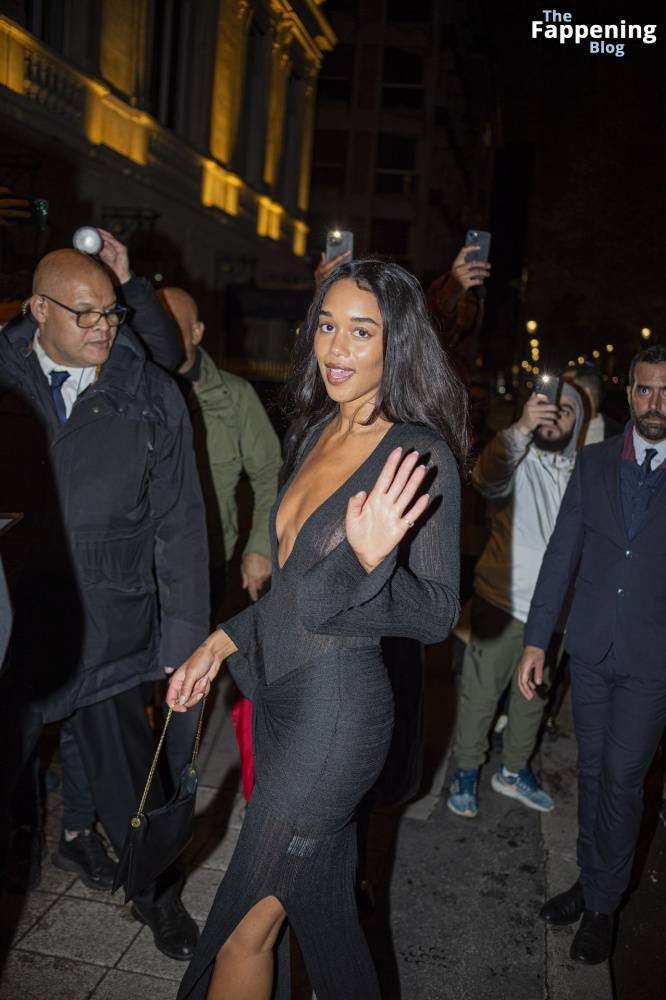 Laura Harrier Displays Her Nude Tits as She Attends the Renaissance 2 Event in Paris (12 Photos) - #11