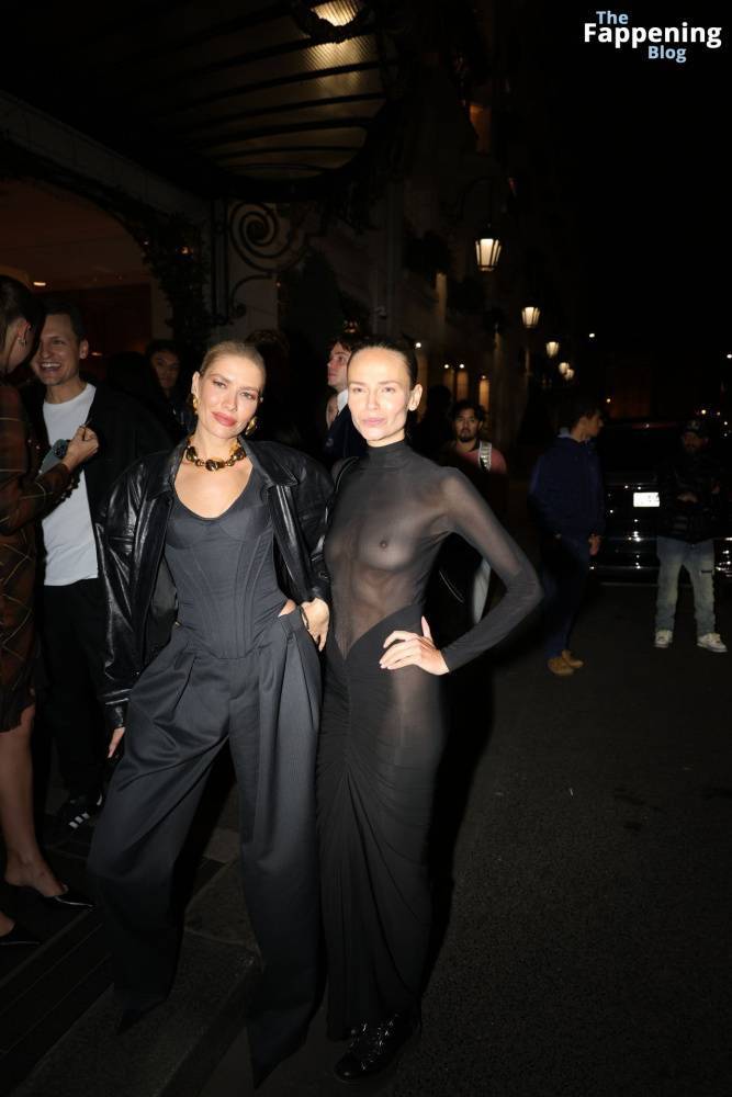 Natasha Poly Stuns With Her Nude Tits at Lila Moss’s Birthday Party at Le Bristol in Paris (40 Photos) - #30