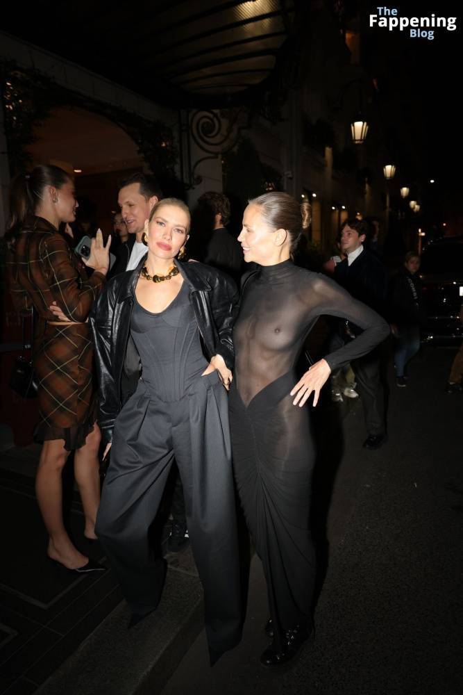 Natasha Poly Stuns With Her Nude Tits at Lila Moss’s Birthday Party at Le Bristol in Paris (40 Photos) - #3