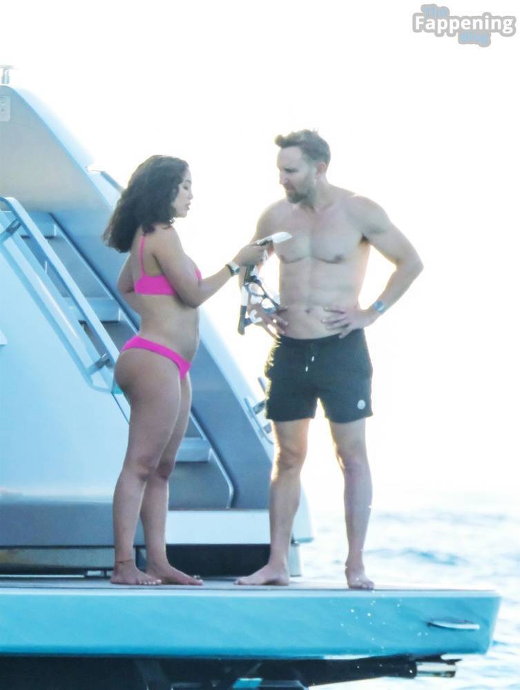 Jessica Ledon & David Guetta Get Up Close and Personal on a Yacht in Ibiza (45 Photos) - #25