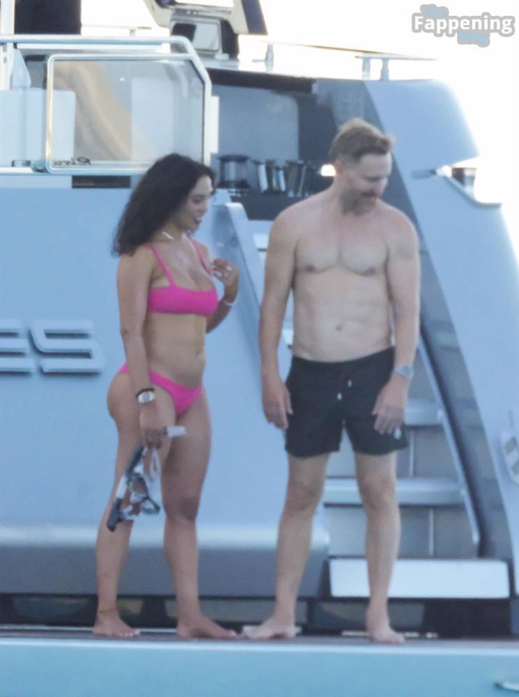 Jessica Ledon & David Guetta Get Up Close and Personal on a Yacht in Ibiza (45 Photos) - #7