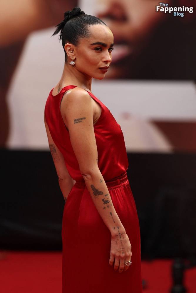 Zoë Kravitz Shows Off Her Pokies at the Premiere of “Blink Twice” in London (109 Photos) - #17