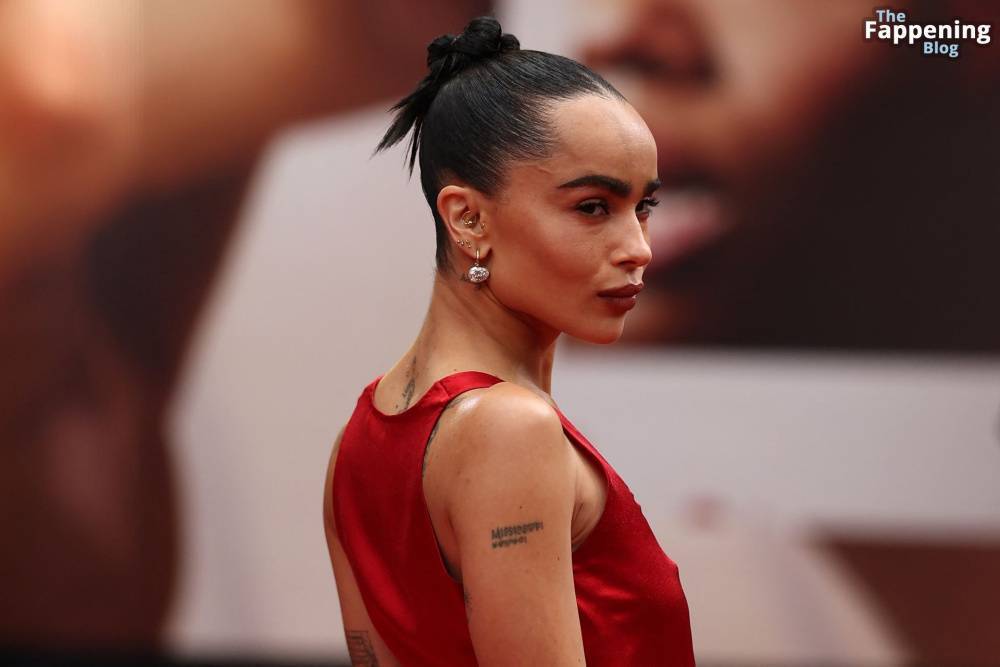 Zoë Kravitz Shows Off Her Pokies at the Premiere of “Blink Twice” in London (109 Photos) - #19