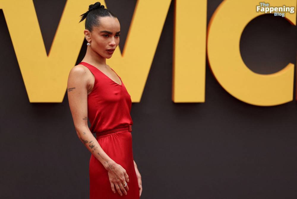 Zoë Kravitz Shows Off Her Pokies at the Premiere of “Blink Twice” in London (109 Photos) - #16