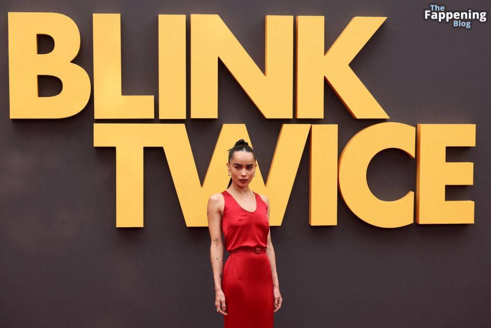 Zoë Kravitz Shows Off Her Pokies at the Premiere of “Blink Twice” in London (109 Photos) - #22