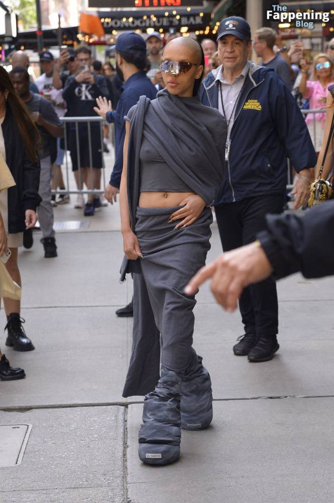 FKA Twigs is Spotted Braless as She Exits GMA3 in New York City (30 Photos) - #30