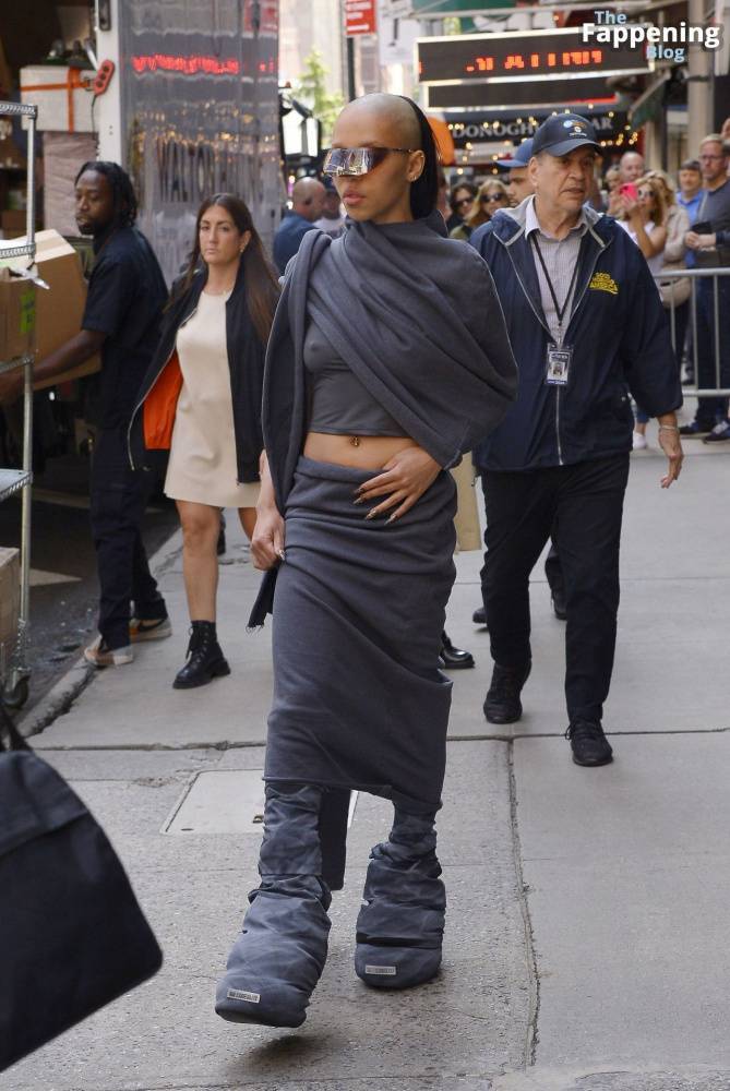 FKA Twigs is Spotted Braless as She Exits GMA3 in New York City (30 Photos) - #3