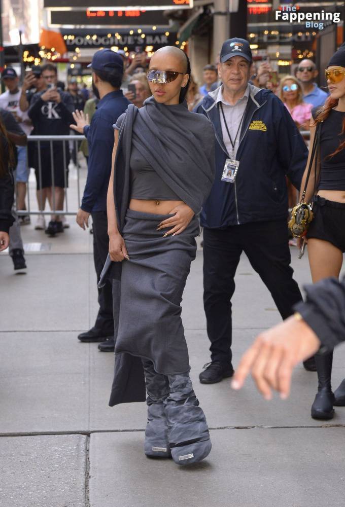 FKA Twigs is Spotted Braless as She Exits GMA3 in New York City (30 Photos) - #27