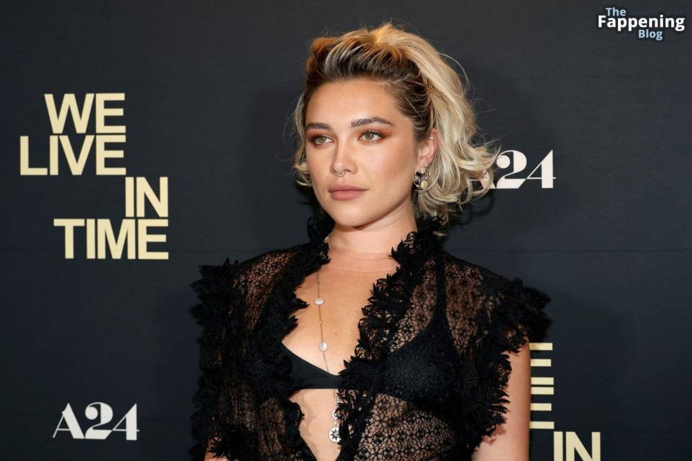 Florence Pugh Looks Hot in a Sheer Dress Fans Speechless at the “We Live in Time” Premiere (24 Photos) - #16