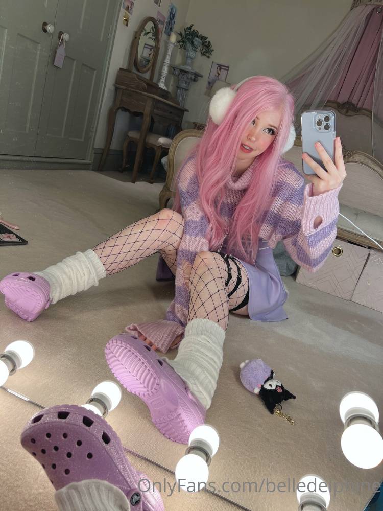 Belle Delphine Purple Crocs Porn Gallery - #44