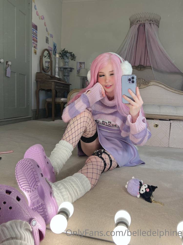 Belle Delphine Purple Crocs Porn Gallery - #6