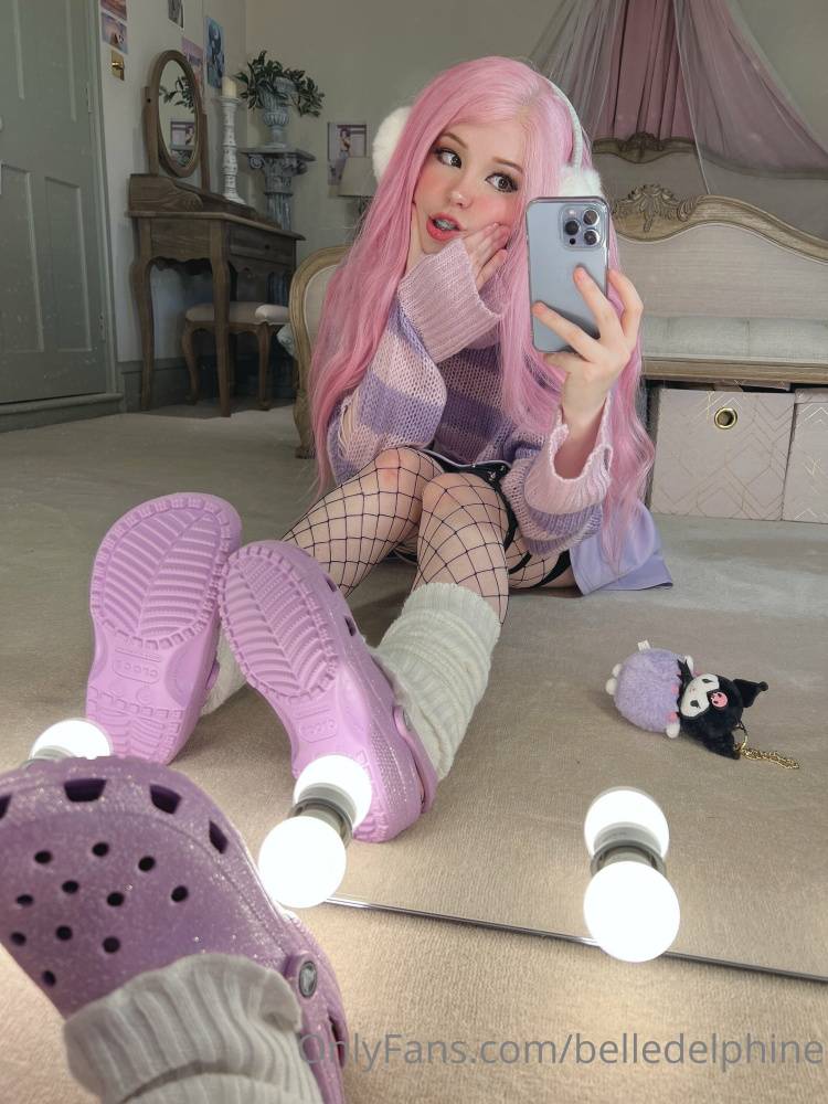 Belle Delphine Purple Crocs Porn Gallery - #34