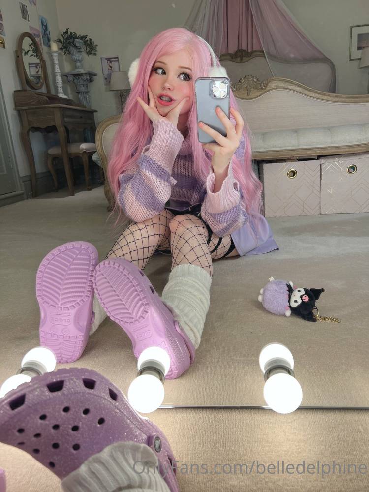 Belle Delphine Purple Crocs Porn Gallery - #27