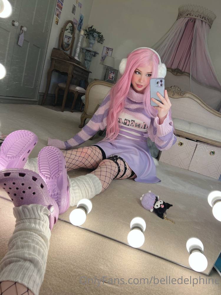 Belle Delphine Purple Crocs Porn Gallery - #16