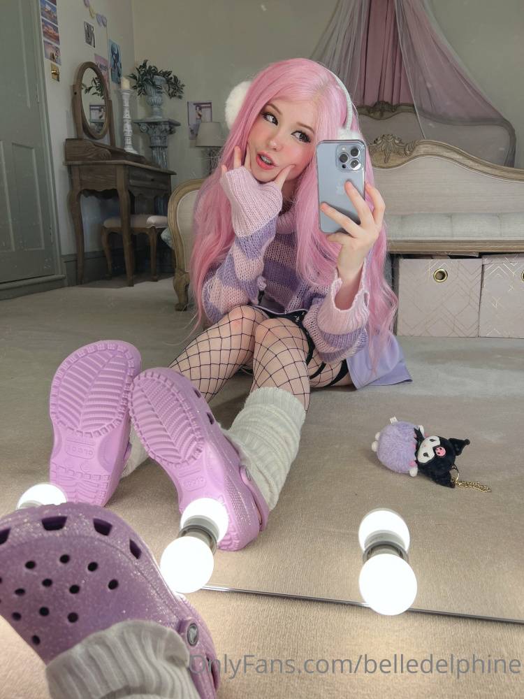 Belle Delphine Purple Crocs Porn Gallery - #23