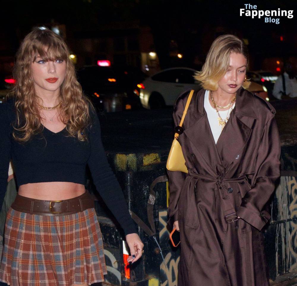 Taylor Swift Displays Her Slender Legs in a Plaid Mini Skirt on NYC Night Out (16 Photos) - #13