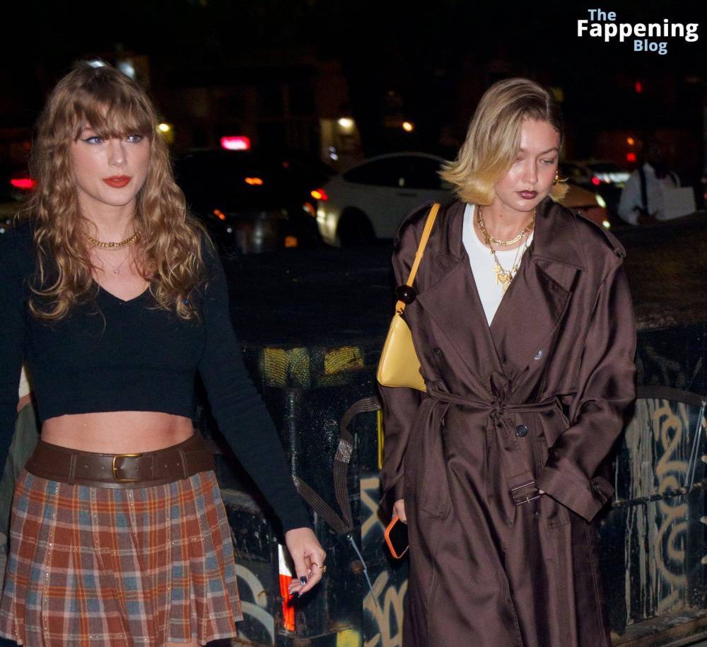 Taylor Swift Displays Her Slender Legs in a Plaid Mini Skirt on NYC Night Out (16 Photos) - #4