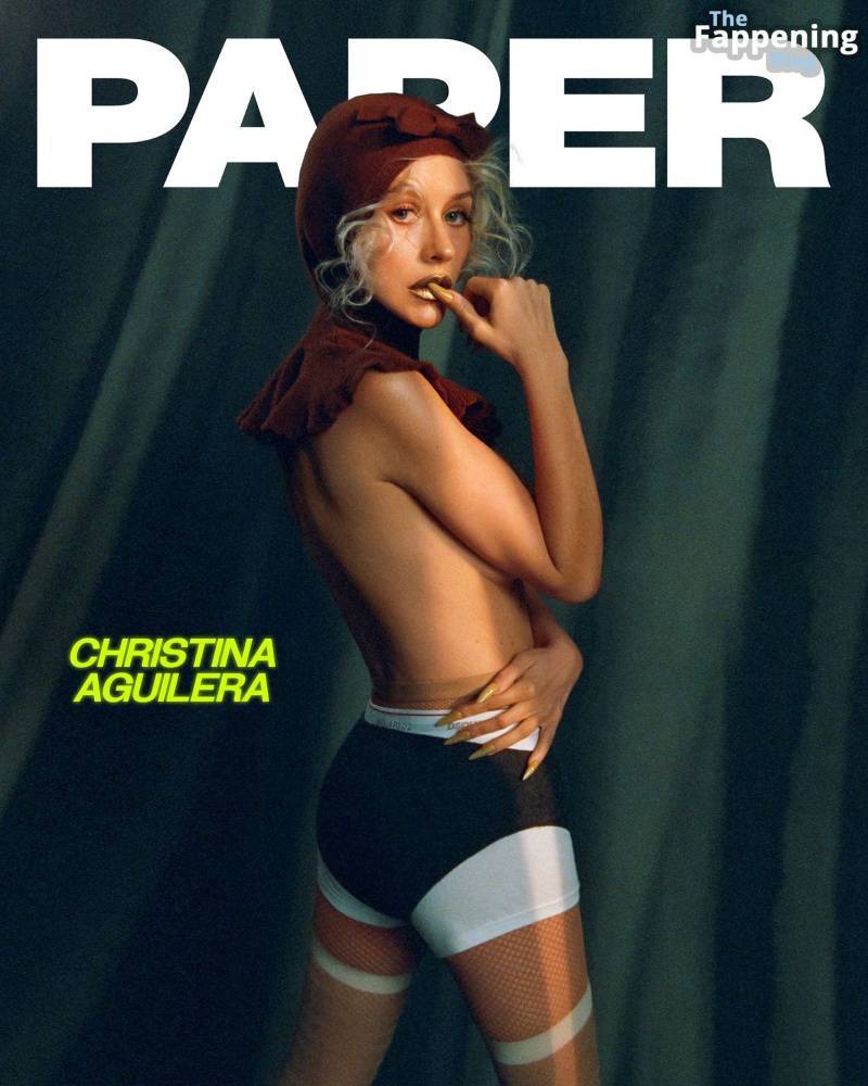 Christina Aguilera Sexy & Topless – Paper Magazine (17 Photos) - #1