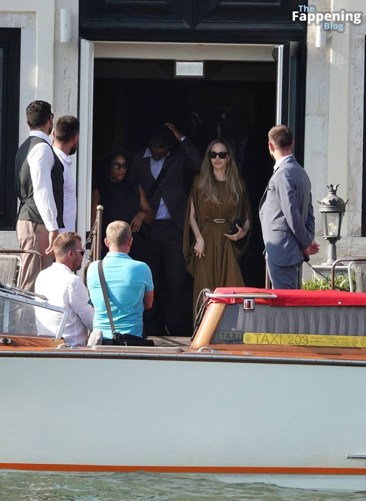 Angelina Jolie Looks Glamorous Rocking a Grecian Dress During the Venice Film Festival (117 Photos) - #3