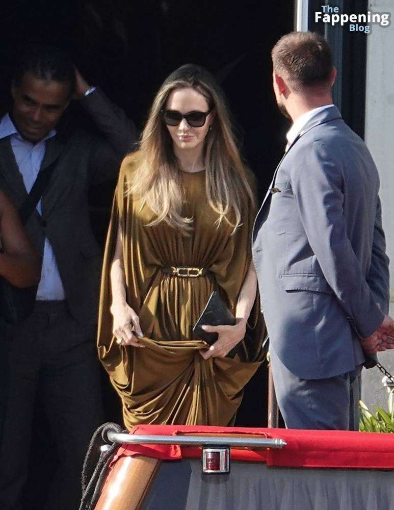 Angelina Jolie Looks Glamorous Rocking a Grecian Dress During the Venice Film Festival (117 Photos) - #7