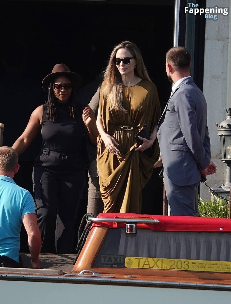 Angelina Jolie Looks Glamorous Rocking a Grecian Dress During the Venice Film Festival (117 Photos) - #16