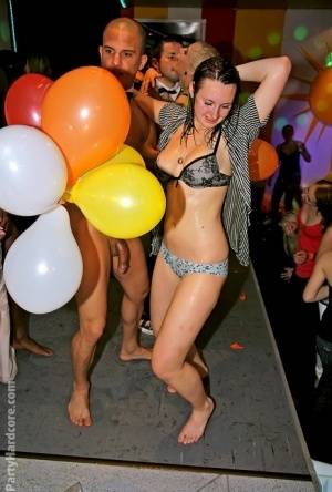 Lascivious amateurs going wild at the night club drunk party on amateurlikes.com