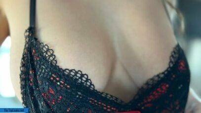 Christina Khalil Red Flannel Lingerie Onlyfans Set Leaked nude on amateurlikes.com