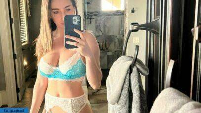 Christina Khalil Garter Belt Lingerie Onlyfans Set Leaked nudes on amateurlikes.com