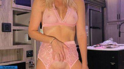 Vicky Stark Pink Lingerie Fingering PPV Onlyfans Set Leaked nude on amateurlikes.com