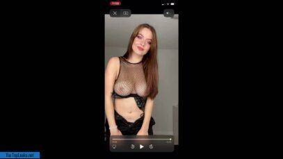 Julia Burch Nude Big Tits Fishnet Bra Video Leaked on amateurlikes.com